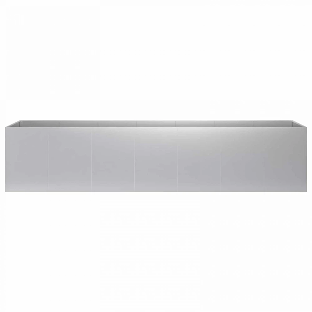 Sodo vazonas Sidabrinė 280 x 40 x 60 cm Galvanizuotas plienas