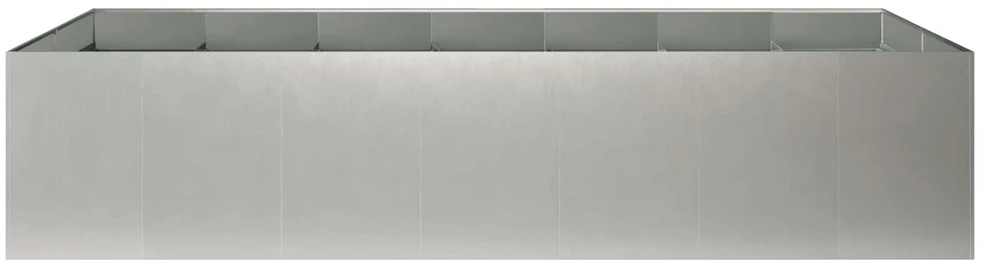 Sodo vazonas Sidabrinė 280 x 80 x 60 cm Nerūdijantis plienas