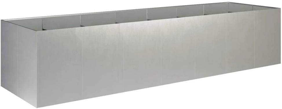 Sodo vazonas Sidabrinė 280 x 80 x 60 cm Nerūdijantis plienas