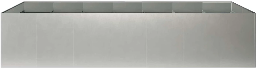 Sodo vazonas Sidabrinė 280 x 80 x 60 cm Nerūdijantis plienas