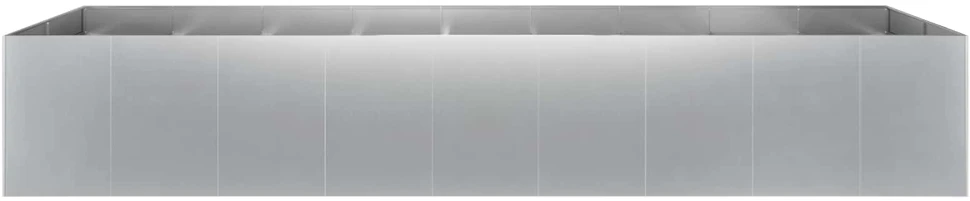 Sodo vazonas Sidabrinė 360 x 80 x 60 cm Galvanizuotas plienas