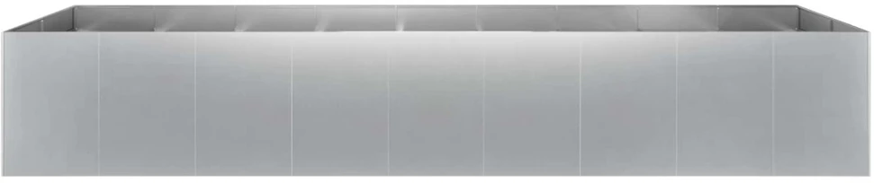 Sodo vazonas Sidabrinė 360 x 80 x 60 cm Galvanizuotas plienas