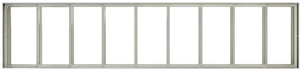 Sodo vazonas Sidabrinė 360 x 80 x 60 cm Nerūdijantis plienas