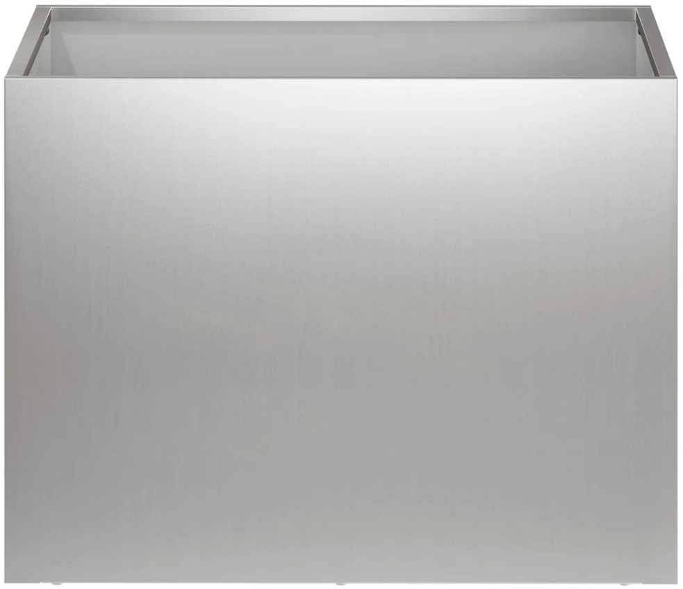 Sodo vazonas Sidabrinė 40 x 30 x 30 cm Galvanizuotas plienas