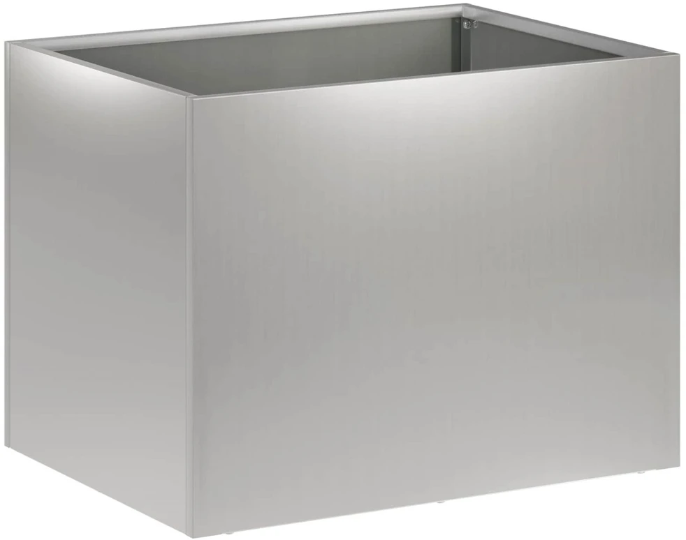 Sodo vazonas Sidabrinė 40 x 30 x 30 cm Galvanizuotas plienas