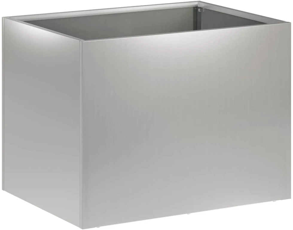 Sodo vazonas Sidabrinė 40 x 30 x 30 cm Galvanizuotas plienas