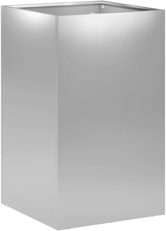 Sodo vazonas Sidabrinė 40 x 40 x 50 cm Galvanizuotas plienas