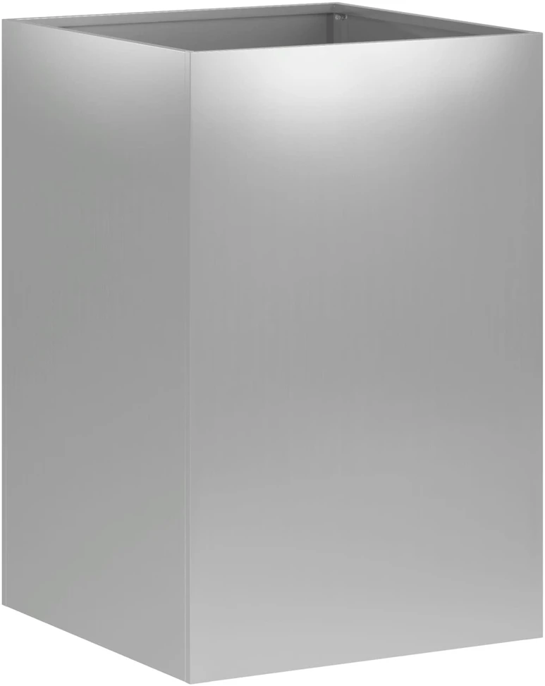 Sodo vazonas Sidabrinė 40 x 40 x 60 cm Galvanizuotas plienas