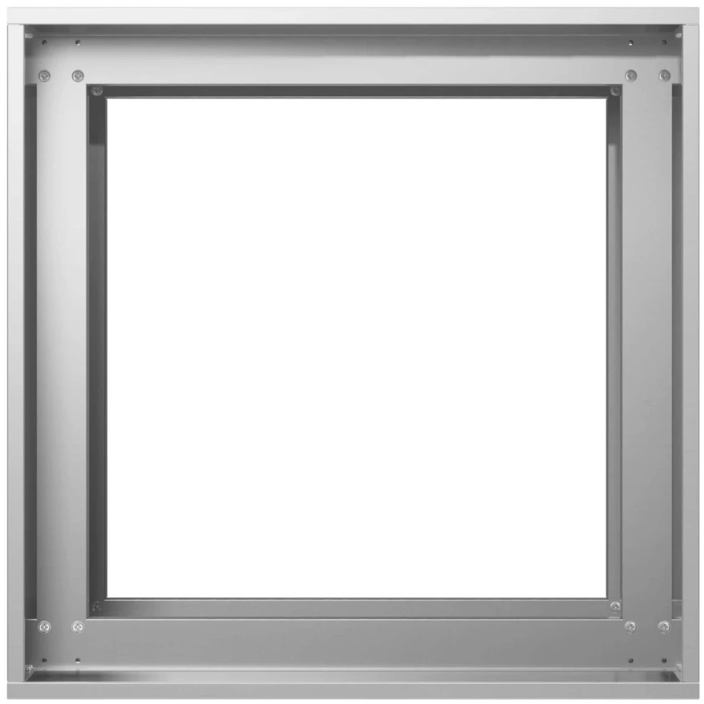 Sodo vazonas Sidabrinė 40 x 40 x 60 cm Galvanizuotas plienas
