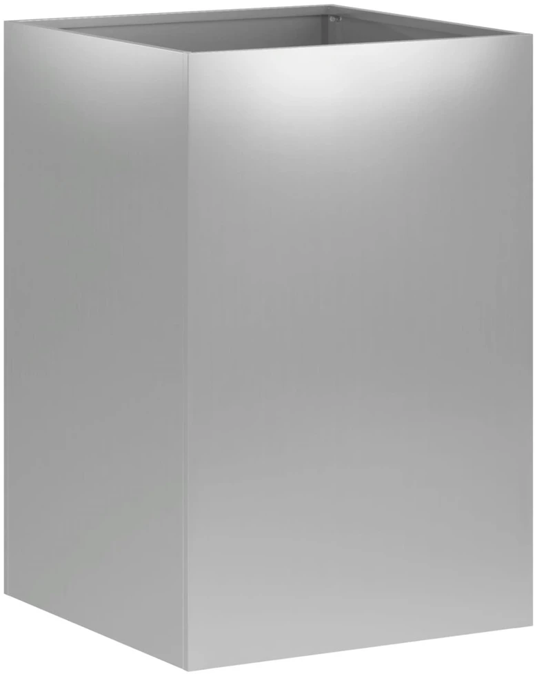 Sodo vazonas Sidabrinė 40 x 40 x 60 cm Galvanizuotas plienas