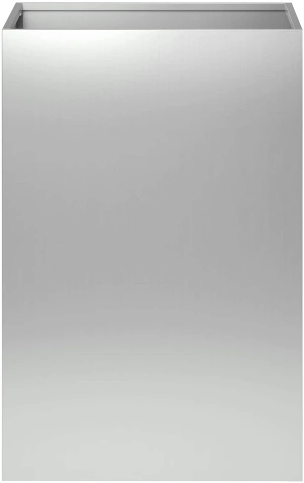 Sodo vazonas Sidabrinė 40 x 40 x 60 cm Galvanizuotas plienas