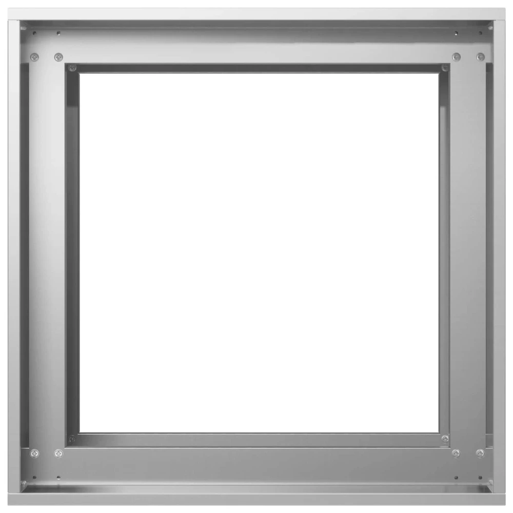 Sodo vazonas Sidabrinė 40 x 40 x 60 cm Galvanizuotas plienas