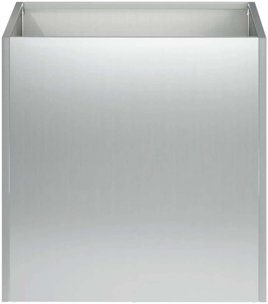 Sodo vazonas Sidabrinė 45 x 45 x 45 cm Galvanizuotas plienas