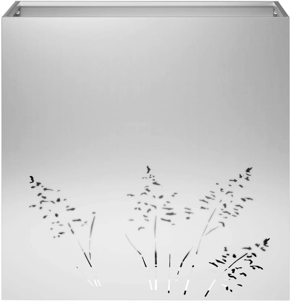 Sodo vazonas Sidabrinė 50 x 30 x 49 cm Galvanizuotas plienas
