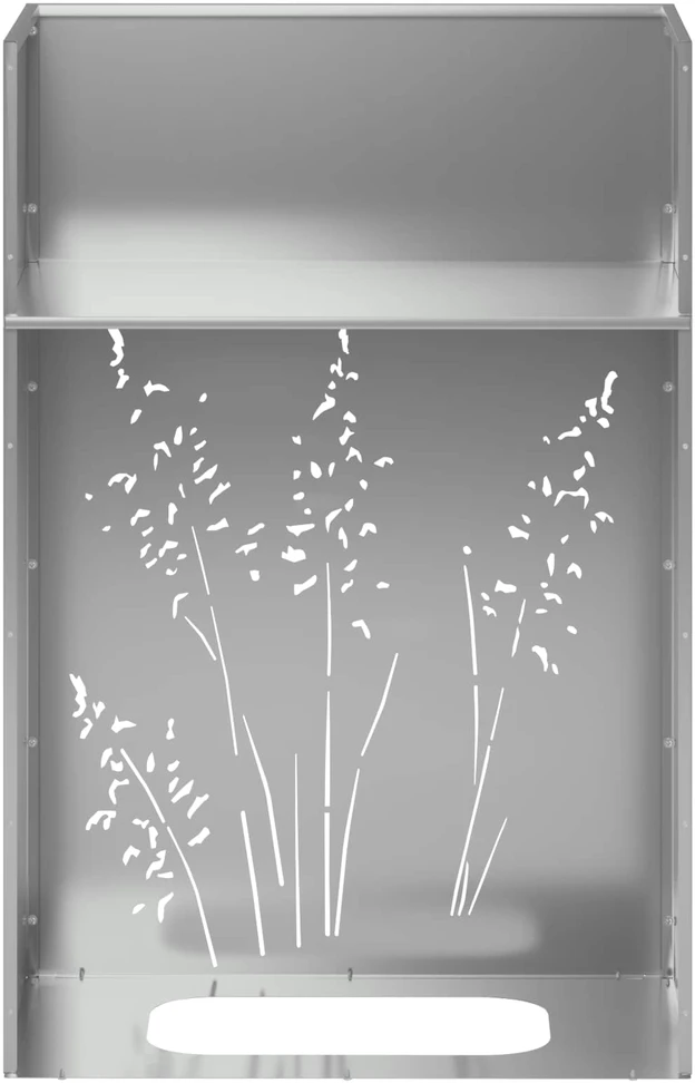 Sodo vazonas Sidabrinė 50 x 30 x 75 cm Galvanizuotas plienas