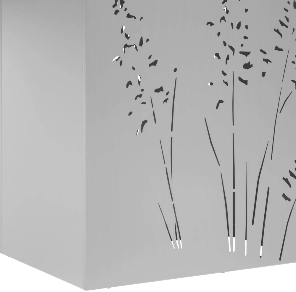 Sodo vazonas Sidabrinė 50 x 30 x 75 cm Galvanizuotas plienas