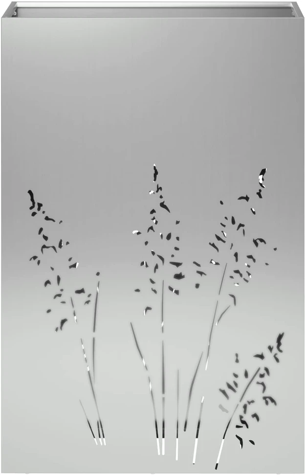 Sodo vazonas Sidabrinė 50 x 30 x 75 cm Galvanizuotas plienas