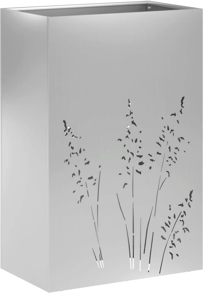 Sodo vazonas Sidabrinė 50 x 30 x 75 cm Galvanizuotas plienas