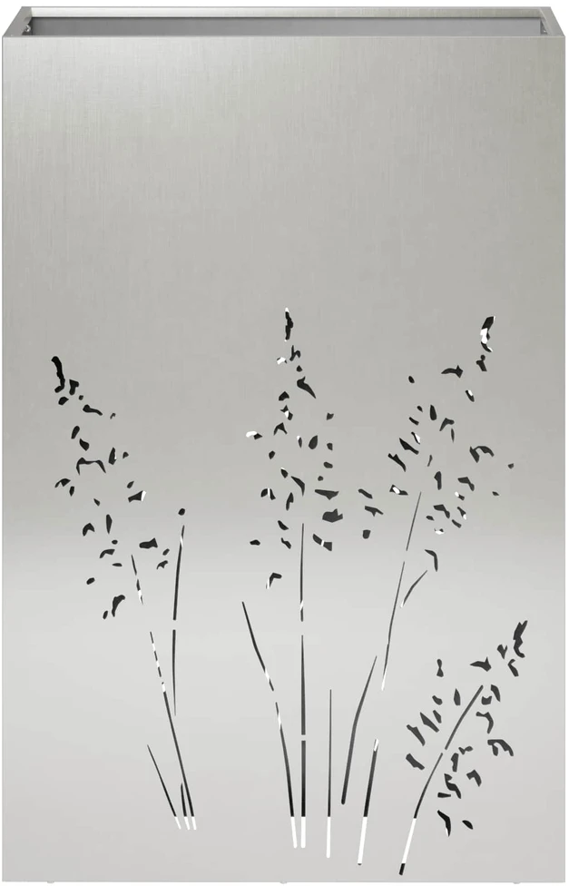 Sodo vazonas Sidabrinė 50 x 30 x 75 cm Nerūdijantis plienas
