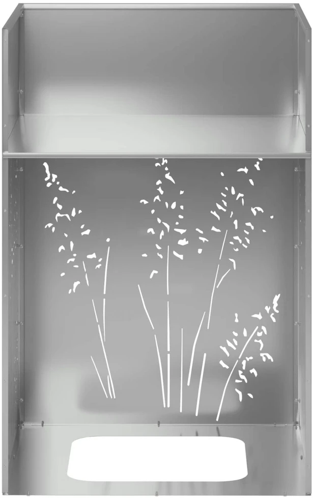 Sodo vazonas Sidabrinė 50 x 50 x 75 cm Galvanizuotas plienas