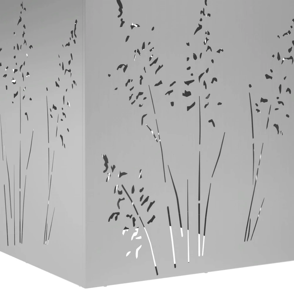 Sodo vazonas Sidabrinė 50 x 50 x 75 cm Galvanizuotas plienas