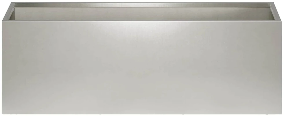 Sodo vazonas Sidabrinė 60 x 20 x 20 cm Nerūdijantis plienas