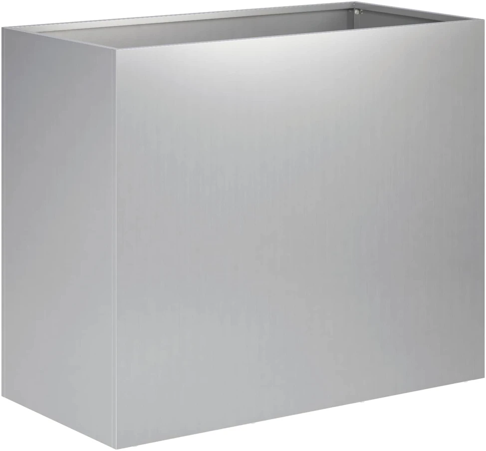 Sodo vazonas Sidabrinė 60 x 30 x 50 cm Galvanizuotas plienas