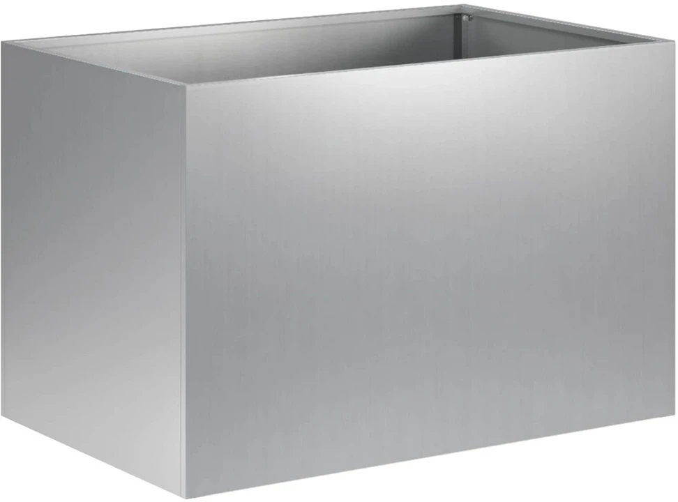 Sodo vazonas Sidabrinė 60 x 40 x 40 cm Galvanizuotas plienas
