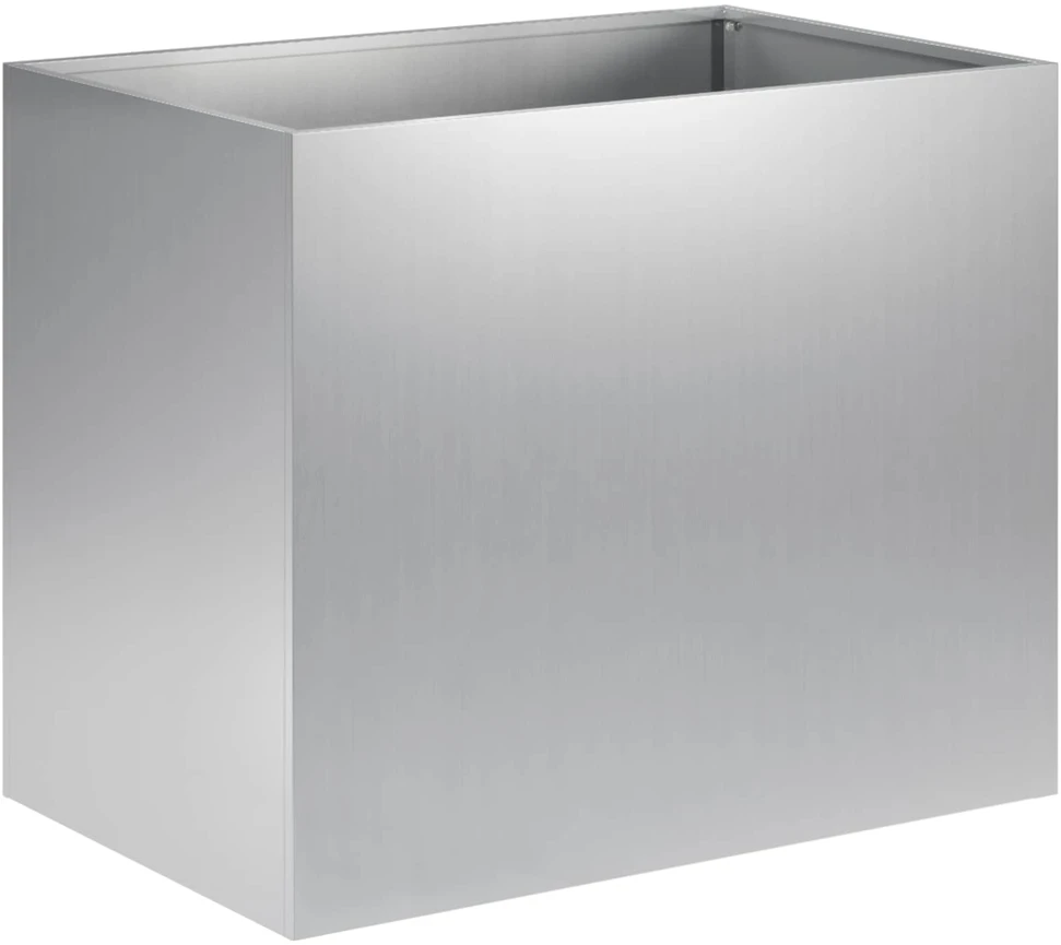 Sodo vazonas Sidabrinė 60 x 40 x 50 cm Galvanizuotas plienas