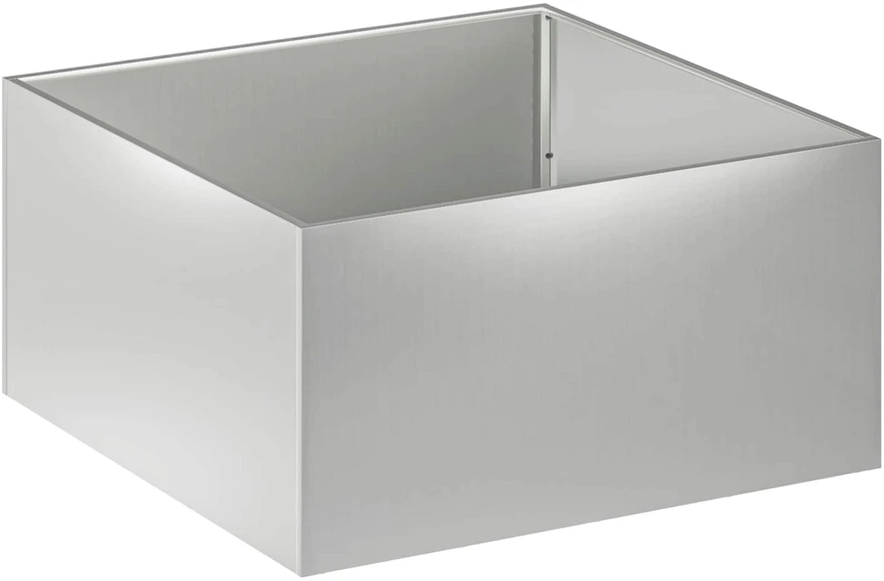 Sodo vazonas Sidabrinė 60 x 60 x 40 cm Galvanizuotas plienas