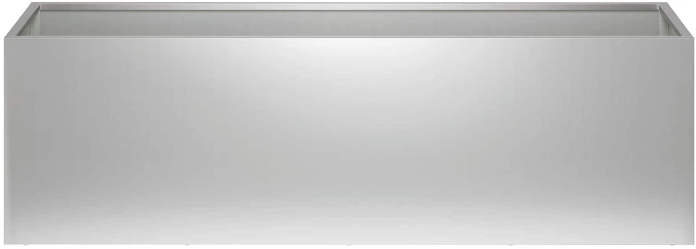 Sodo vazonas Sidabrinė 80 x 30 x 30 cm Galvanizuotas plienas