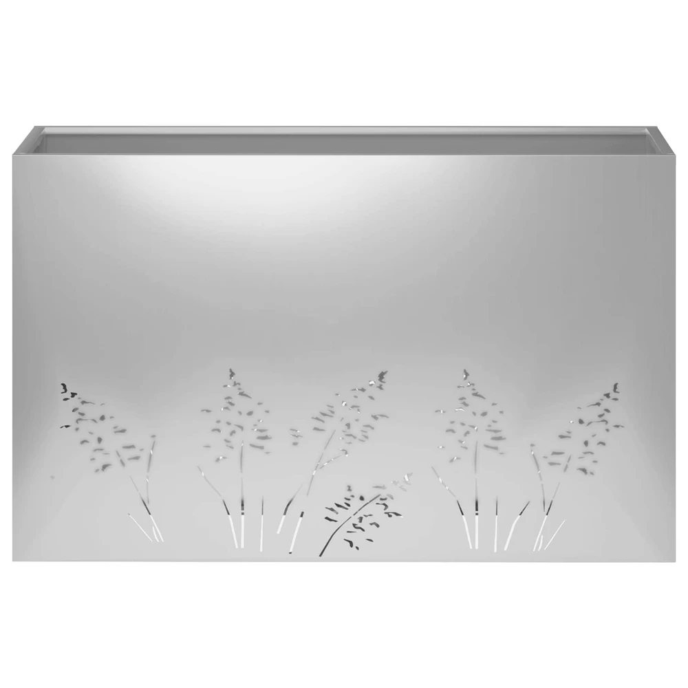 Sodo vazonas Sidabrinė 80 x 30 x 49 cm Galvanizuotas plienas