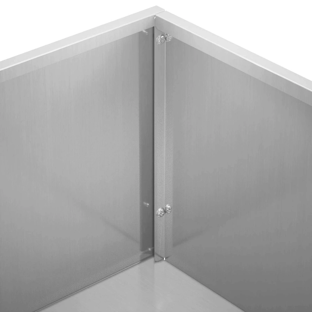 Sodo vazonas Sidabrinė 80 x 30 x 49 cm Galvanizuotas plienas