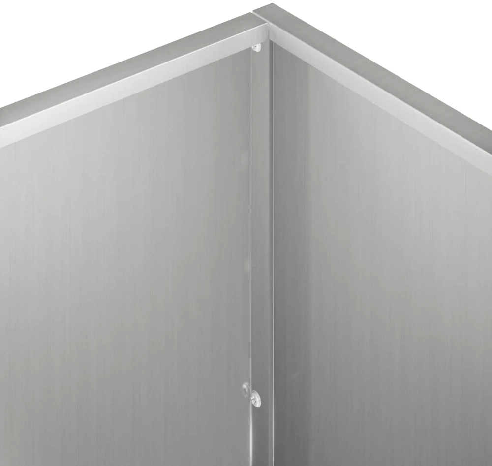 Sodo vazonas Sidabrinė 80 x 40 x 40 cm Galvanizuotas plienas