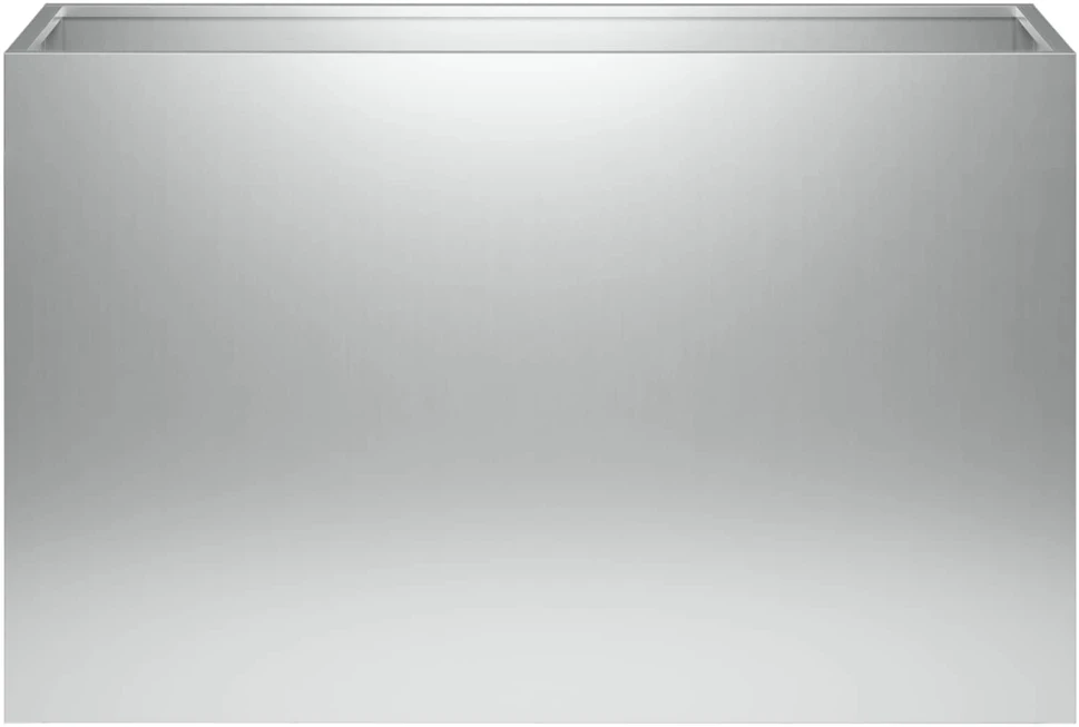 Sodo vazonas Sidabrinė 80 x 40 x 50 cm Galvanizuotas plienas