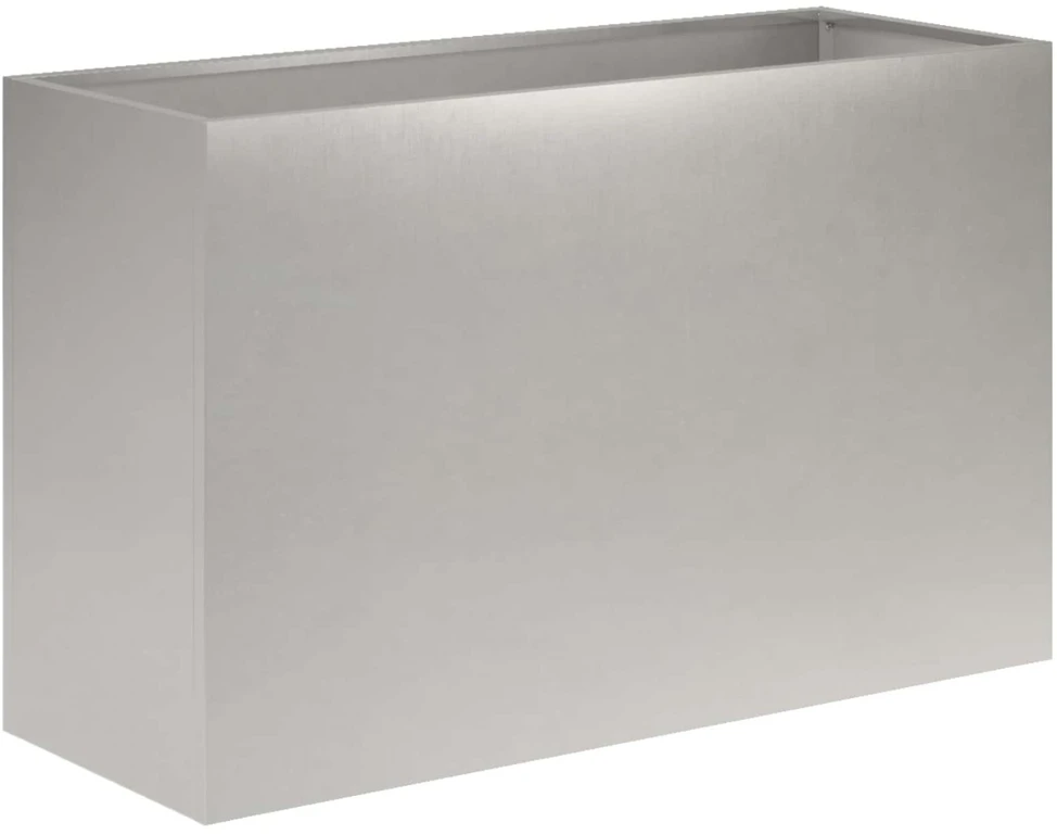 Sodo vazonas Sidabrinė 80 x 40 x 50 cm Nerūdijantis plienas