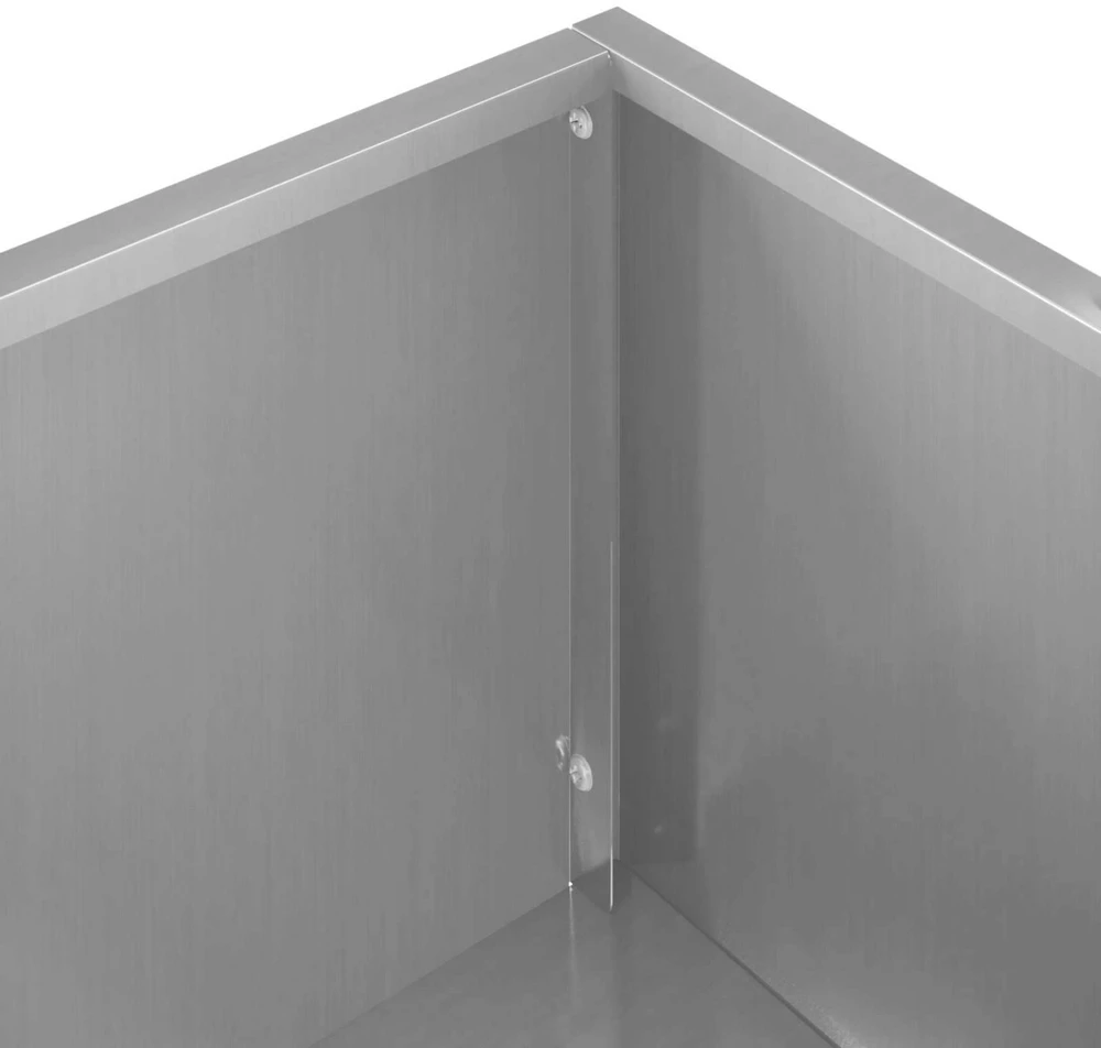 Sodo vazonas Sidabrinė 80 x 40 x 60 cm Galvanizuotas plienas