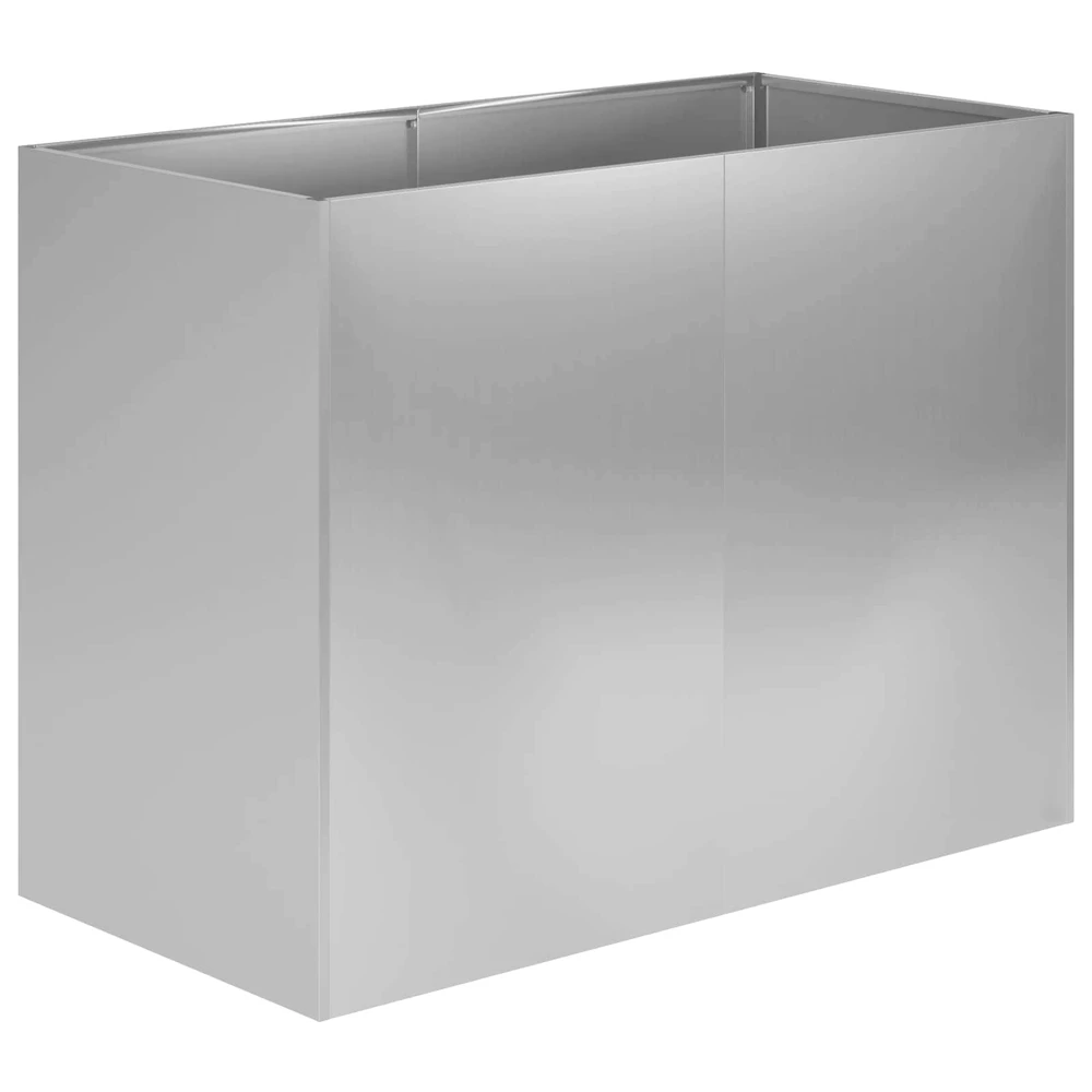 Sodo vazonas Sidabrinė 80 x 40 x 60 cm Galvanizuotas plienas