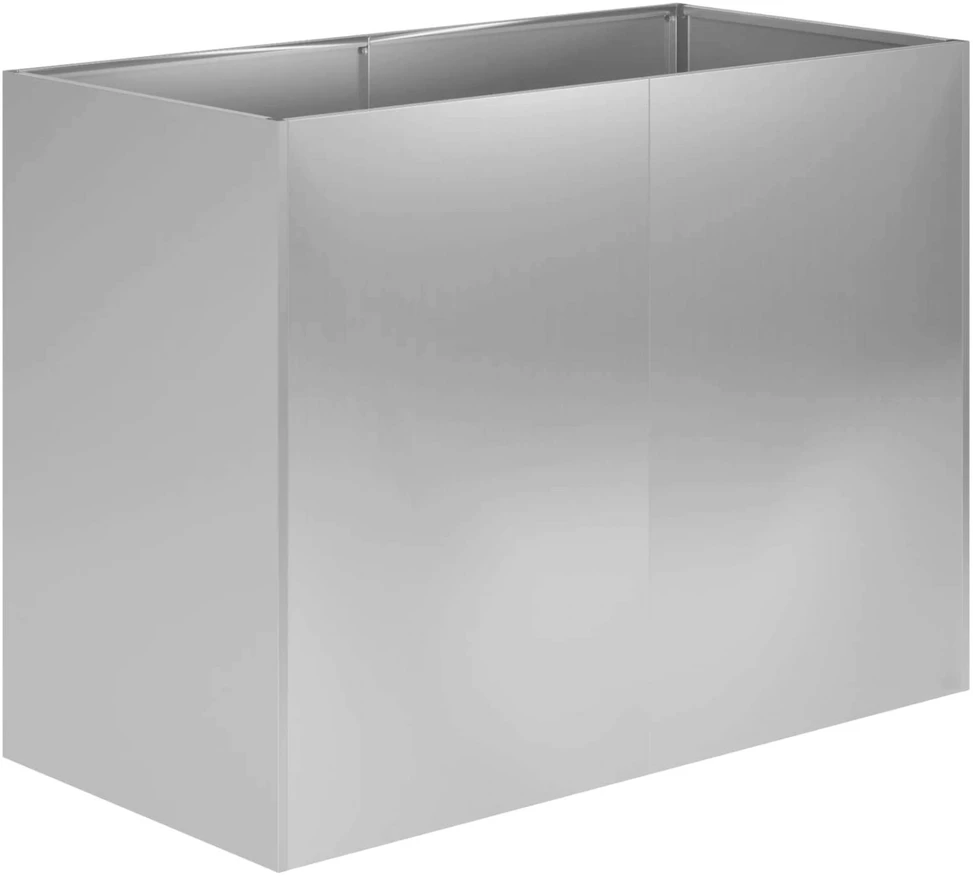 Sodo vazonas Sidabrinė 80 x 40 x 60 cm Galvanizuotas plienas