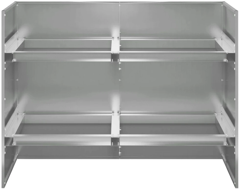 Sodo vazonas Sidabrinė 80 x 40 x 60 cm Galvanizuotas plienas