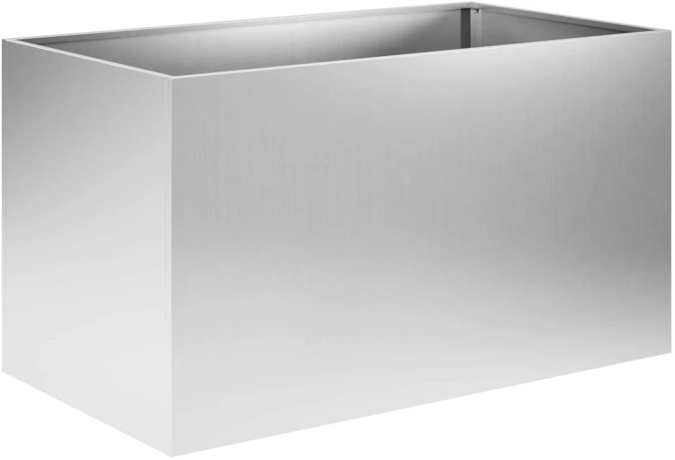 Sodo vazonas Sidabrinė 80 x 50 x 50 cm Galvanizuotas plienas