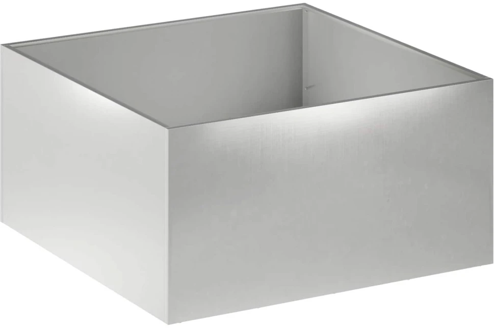Sodo vazonas Sidabrinė 80 x 80 x 40 cm Nerūdijantis plienas