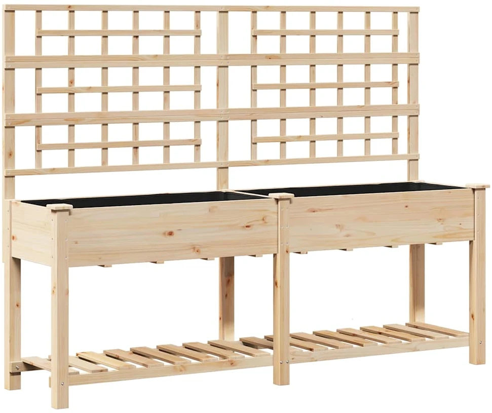 Sodo vazonas Smėlio 203,5 x 54 x 152,5 cm