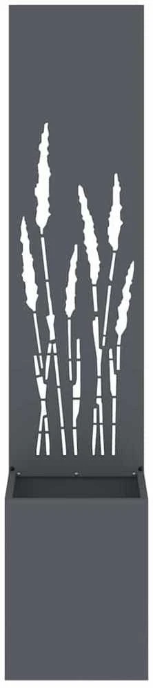 Sodo privatumo ekranas „Fretwork“ Antracitas 32 x 32 x 150 cm