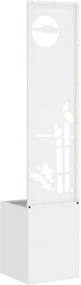 Sodo privatumo ekranas „Fretwork“ Balta 32 x 32 x 150 cm