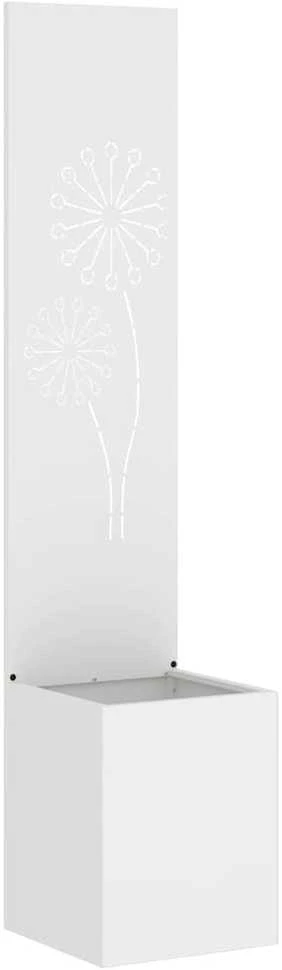 Sodo privatumo ekranas „Fretwork“ Balta 32 x 32 x 150 cm