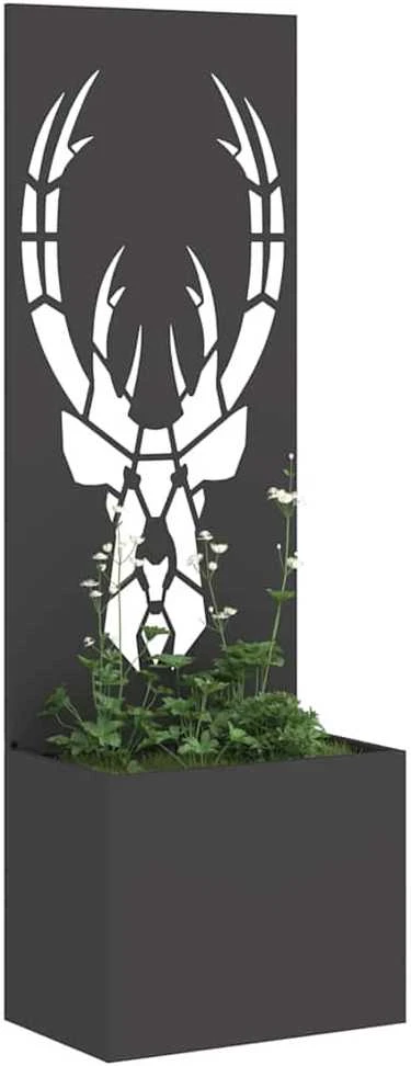 Sodo privatumo ekranas Gyvūnų raštai Juoda 50 x 32 x 150 cm