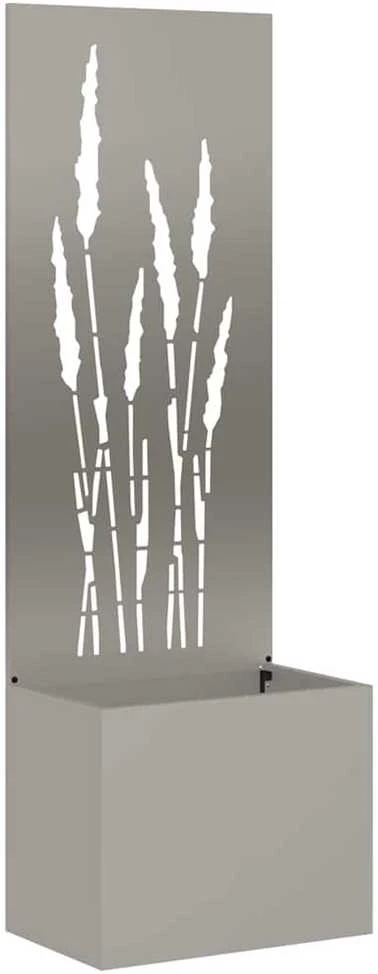Sodo privatumo ekranas „Fretwork“ Rūdijanti 50 x 32 x 150 cm