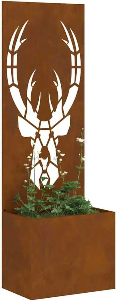 Sodo privatumo ekranas Gyvūnų raštai Rūdijanti 50 x 32 x 150 cm