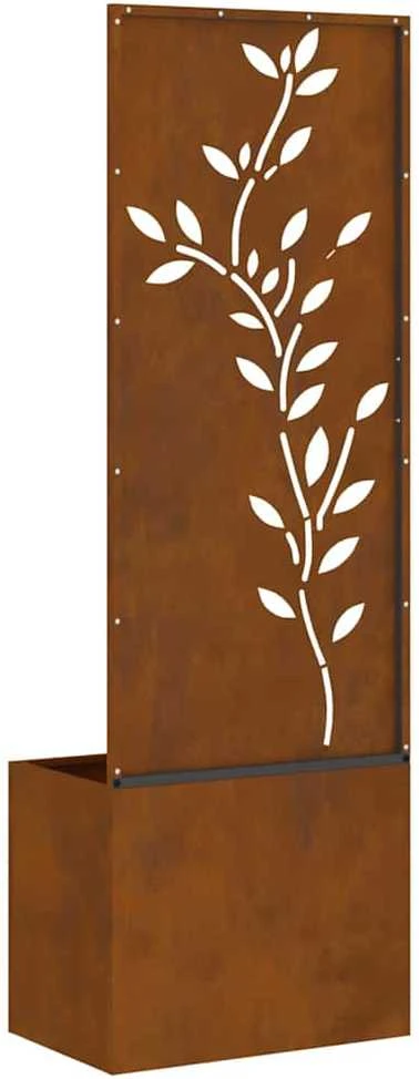 Sodo privatumo ekranas Gėlių Rūdijanti 50 x 32 x 150 cm
